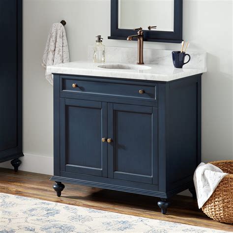 The blue color is the color of nature, which denote the gigantic sky and the endless ocean. 30" Keller Mahogany Vanity for Undermount Sink - Vintage ...