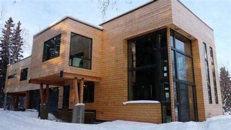 Modern Fairbanks Architecture Not Limited Log Cabins Vinyl Siding