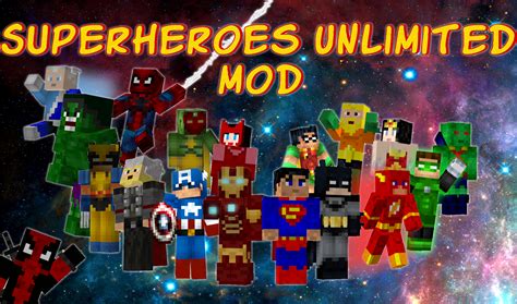 Superheroes Unlimited Mod For Minecraft 1 13 2 1 12 2 1 11 2 1 10 2 1 7 E64