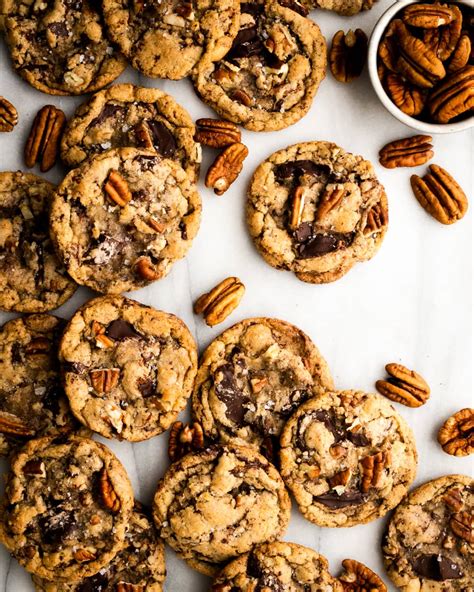 Chewy Pecan Chocolate Chip Cookies A Sassy Spoon