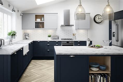 Everything works — light gray cabinets, dark gray cabinets, as well as combinations of gray and white kitchen cabinets designs. Dark kitchens: black, navy and dark grey kitchen ideas ...