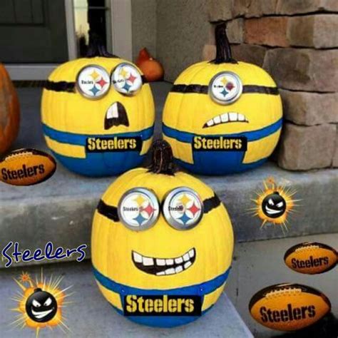 Steelers Minions Stee7erholic Pinterest Pumpkins Minion Pumpkin