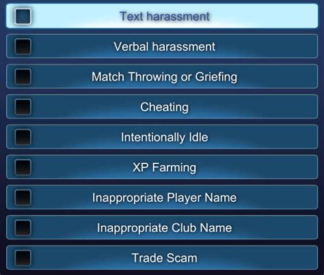 Which Of These Do I Choose To Report A Smurf Rrocketleague