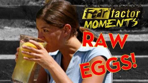 Fear Factor Moments Eat Ostrich Egg YouTube