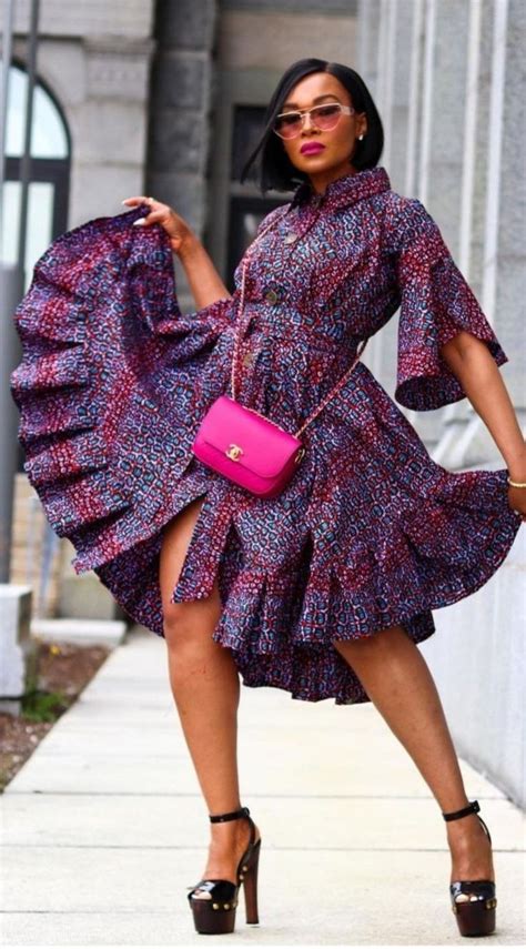 19 Ankara Short Flare Gown A Million Styles