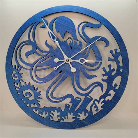Octopus Clock Octopus Gift For Man Octopus Gifts For Women Etsy