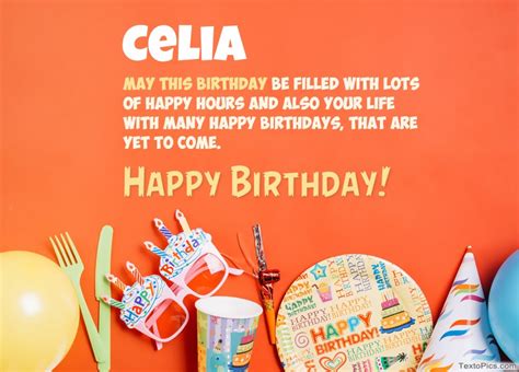 Happy Birthday Celia Pictures Congratulations