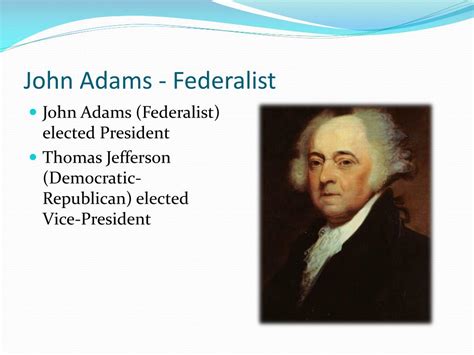 Ppt John Adams And The Growth Of Political Parties Powerpoint