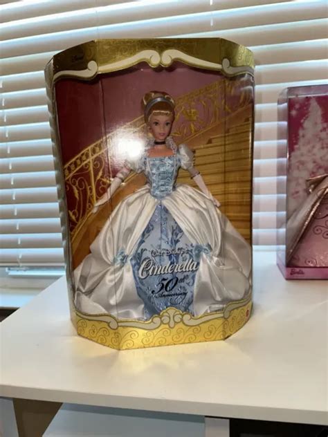 Walt Disney 50th Anniversary Cinderella Limited Edition Doll In Box