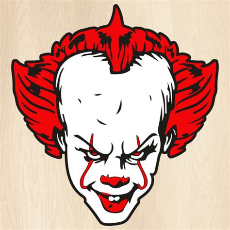 Pennywise Face Svg
