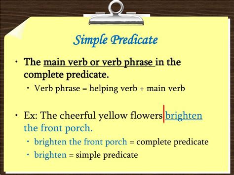 PPT - Subject and Predicate PowerPoint Presentation - ID ...