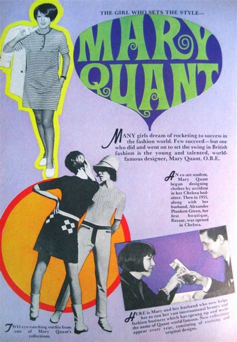 The Carnabetian Army Mary Quant Sixties Fashion Swinging Sixties