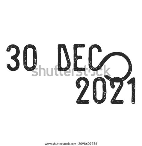 30 Dec 2021 Date Logo 3d Stock Illustration 2098609756 Shutterstock