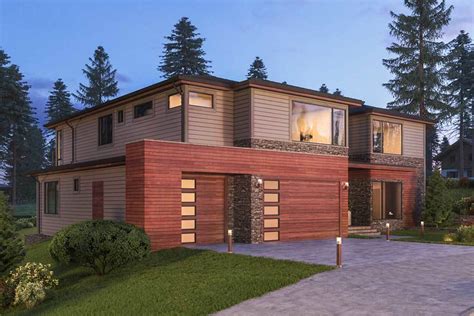 2 Story 5 Bedroom Sprawling Contemporary House With Ample Outdoor Space
