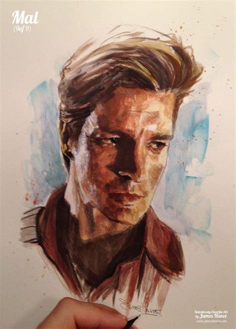 Mal Firefly Cast By Artist James Hance Firefly Tv Series Firefly Art