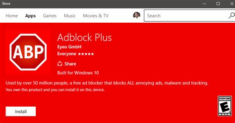 How to block youtube ads? Install Adblock and Adblock Plus From Windows 10 Store for ...