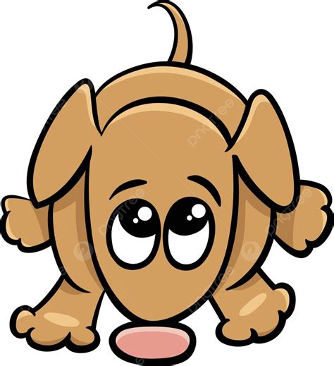 Cute Dog Cartoon Illustration Animal Drawing Character Vector Animal