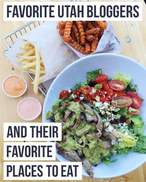 Whether you are looking for a quick bite to eat in ogden or a true culinary experience to celebrate a milestone event, you can easily find the perfect restaurant to dine at. Favorite Utah Bloggers and Their Favorite Places to Eat ...