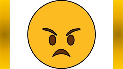 Angry Face Drawing Emoji Djordjezivaljevic