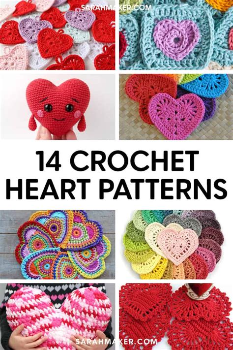 Printable Red Heart Crochet Patterns