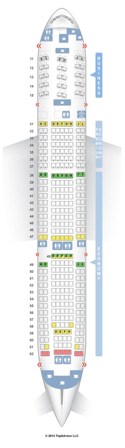 Detailed seat map air india boeing b777 300er. air china boeing 777 300er seat map | Brokeasshome.com