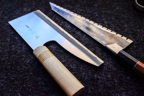 Picked Up These Two Badass Knives Tsubaya Menkiri And A Custom K Tip Bread Knife Cutting Carbs