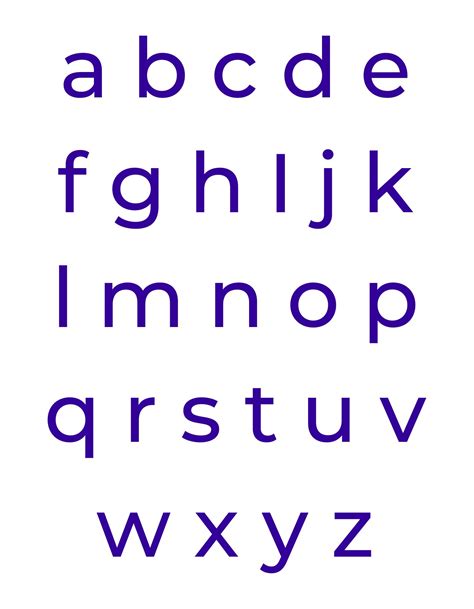 Free Alphabet Charts 5 Best Images Of Printable Alphabet Charts For