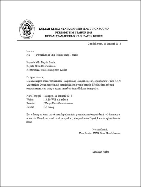 Surat Balasan Permohonan Izin Pinjam Kelas IMAGESEE