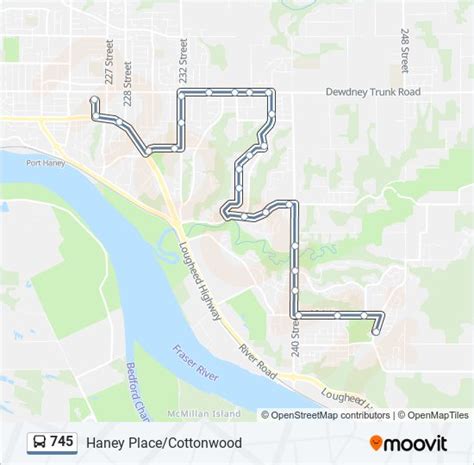 745 Route Schedules Stops And Maps Haney Place Updated