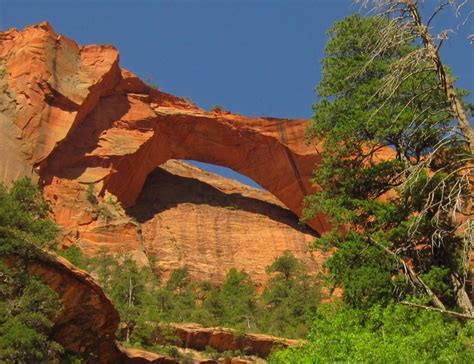 Kolob Arch In Zion National Park Is An Example Of An Arch Formed