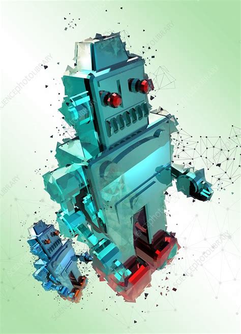 Toy Robot Illustration Stock Image F0217428 Science Photo Library