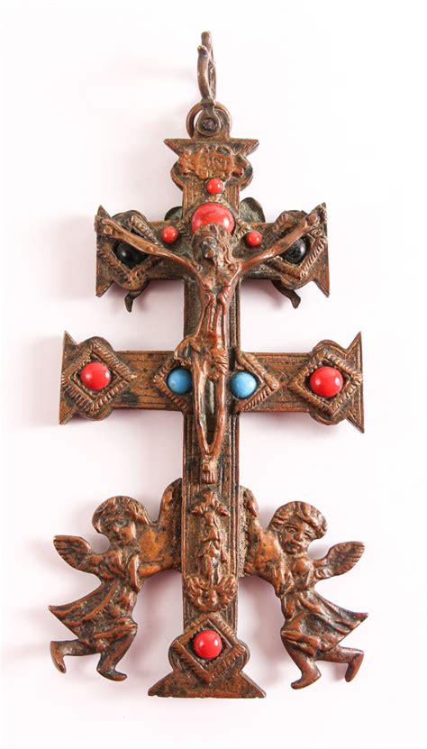 Sold Price Antique Brass Greek Orthodox Cross December 6 0116 930