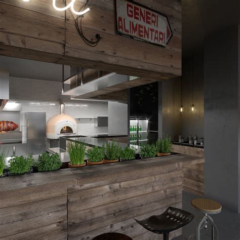 Eataly los angeles is a vibrant italian marketplace that features an array of cafes, counters, restaurants, and a cooking school. render for italian restaurant in Los Angeles | CGTrader