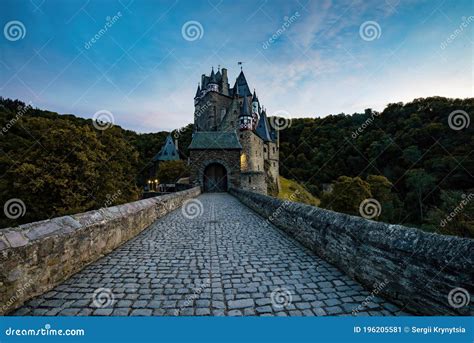 Road To The Eltz Castle With Towers In Hills Royalty Free Stock Photo