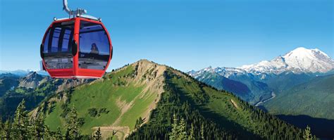 Gondola Rides Mountain Resort Crystal Mountain Places To Go