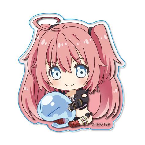 That Time I Got Reincarnated As A Slime Gyugyutto Acrylic Badge Milim