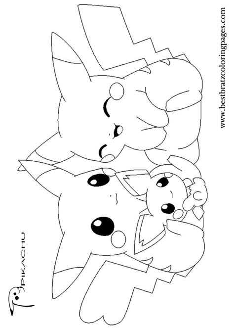 Gambar Drawing Pikachu Anger Colouring Page Print Full Size Coloring