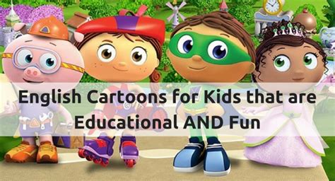 English Cartoons For Kids That Are Educational And Fun Bilingual Kidspot
