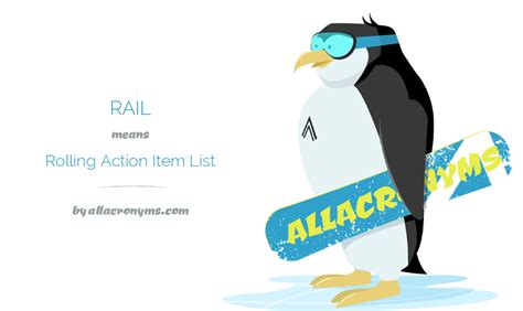 Rail Rolling Action Item List