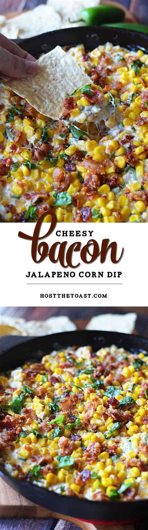 Cheesy Bacon Jalapeno Corn Dip It Was Delicious But Next Time I