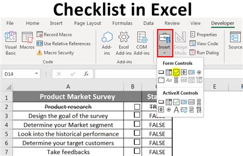 Covers 100 checkpoints for 5 different project phases. Checklist in Excel | How to Create Checklist in Excel ...