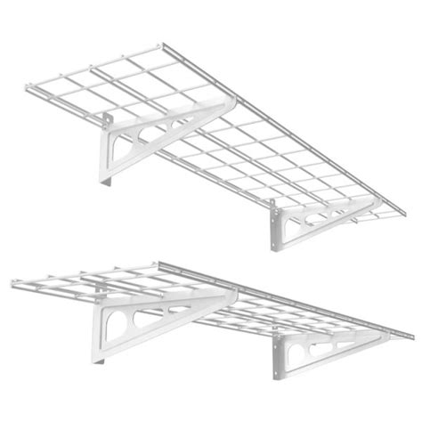 Shop For Fleximounts 2 Pack 1x4ft 12 Inch By 48 Inch Wall Shelf Garage