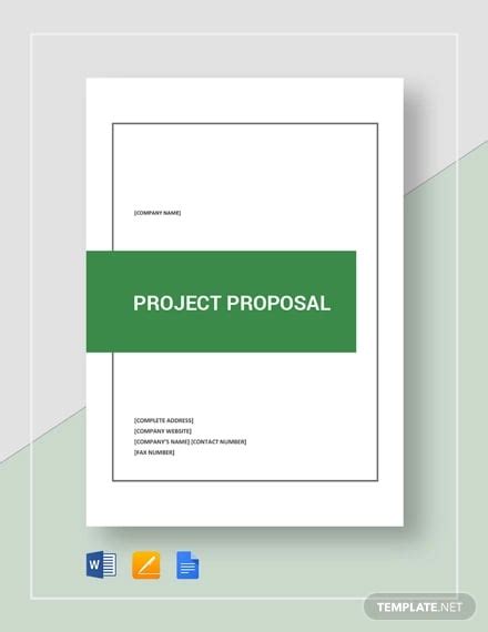 Simple Project Proposal Template Word Patchmserl