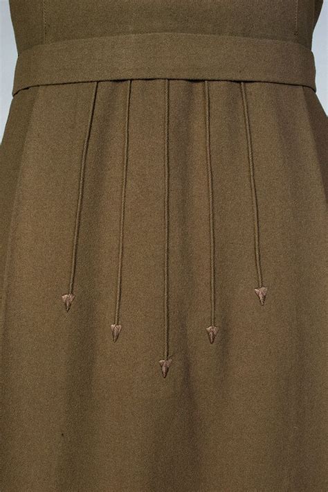 Detail Of Back Of Womans Wool Coat American Ca 1915 Ksum 1984194