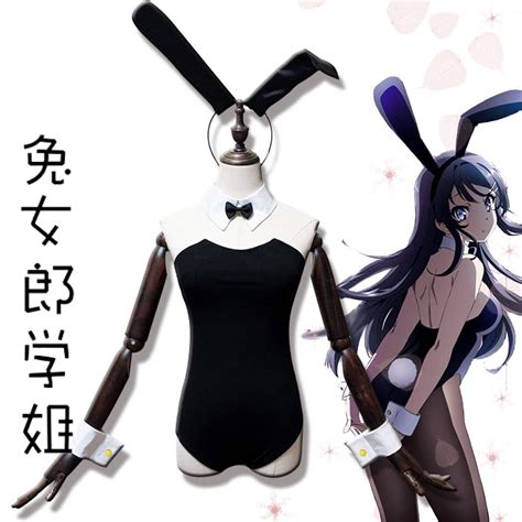 Anime Seishun Buta Yarou Wa Bunny Girl Senpai No Yume Wo Minai Sakurajima Mai Cosplay Costume