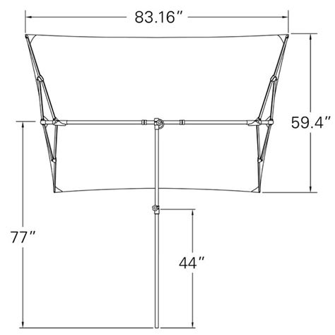 Galtech international patio and market umbrellas and stands galtech's outdoor patio umbrella products are designed with the finest materials available today. Cordelia 5' x 7' Rectangular Market Umbrella & Reviews ...