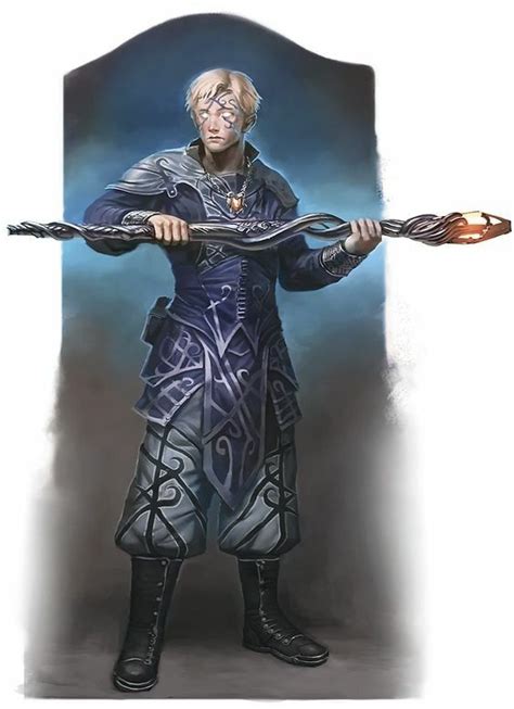 M Human Sorcerer Druid Warlock Fantasy Magic Fantasy Wizard Fantasy