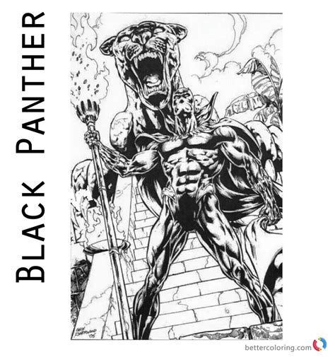 We hope you enjoy our growing. Marvel Black Panther Coloring Pages with Realastic Panther ...
