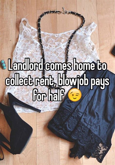 landlord comes home to collect rent blowjob pays for half 😉