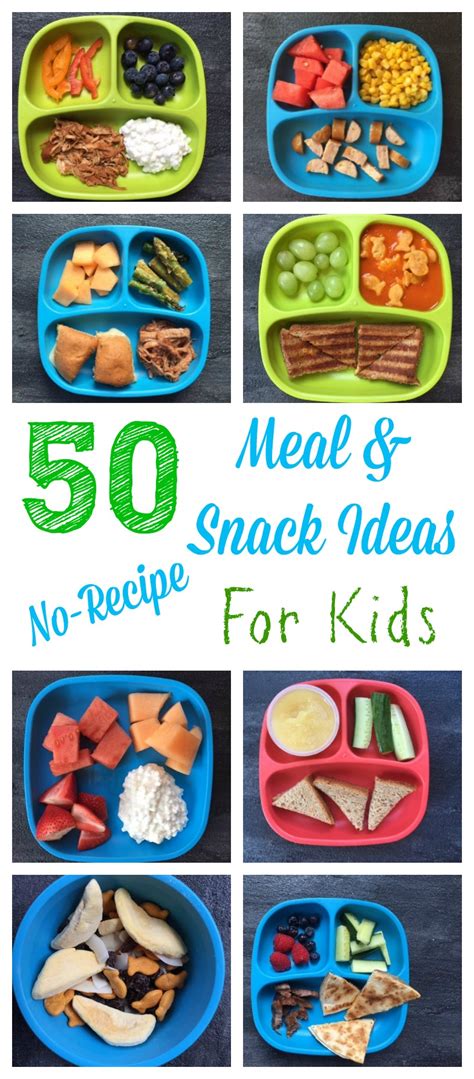 50 Kid Friendly Meal And Snack Ideas No Recipes Needed Mom To Mom